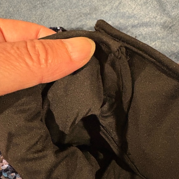 Anthropologie Leifsdottir sequence tshirt top sz M navy blue - Picture 6 of 8